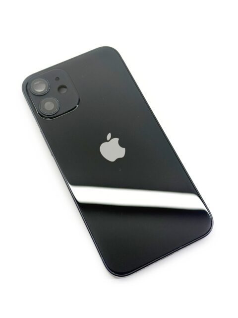Корпус для iPhone 12 Mini Черный 4/5 (Оригинал, без шлейфов)