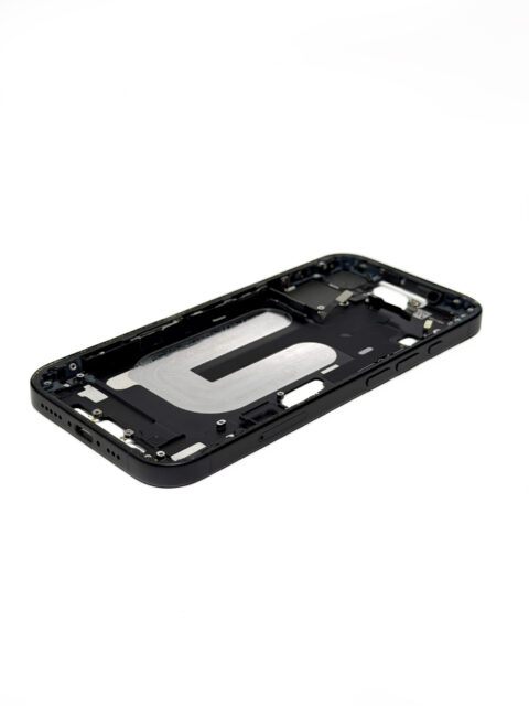 Средняя часть для iPhone 16 Черная Black 4/5 (Снятая/Оригинал)