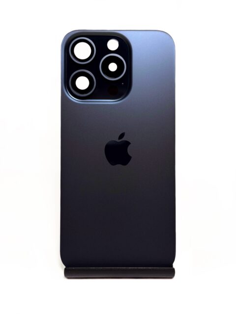 Задняя крышка для iPhone 15 Pro Синий титан Blue Titanium 5-/5 (Оригинал, без шлейфа)