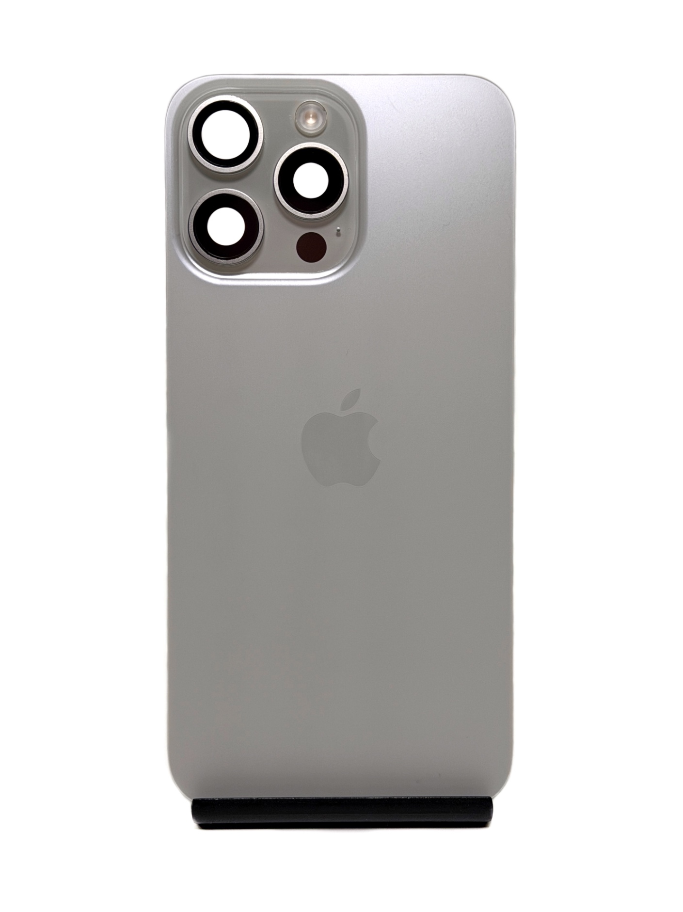 Задняя крышка для iPhone 15 Pro Max Белый титан White Titanium 5-/5 (Оригинал, в сборе)