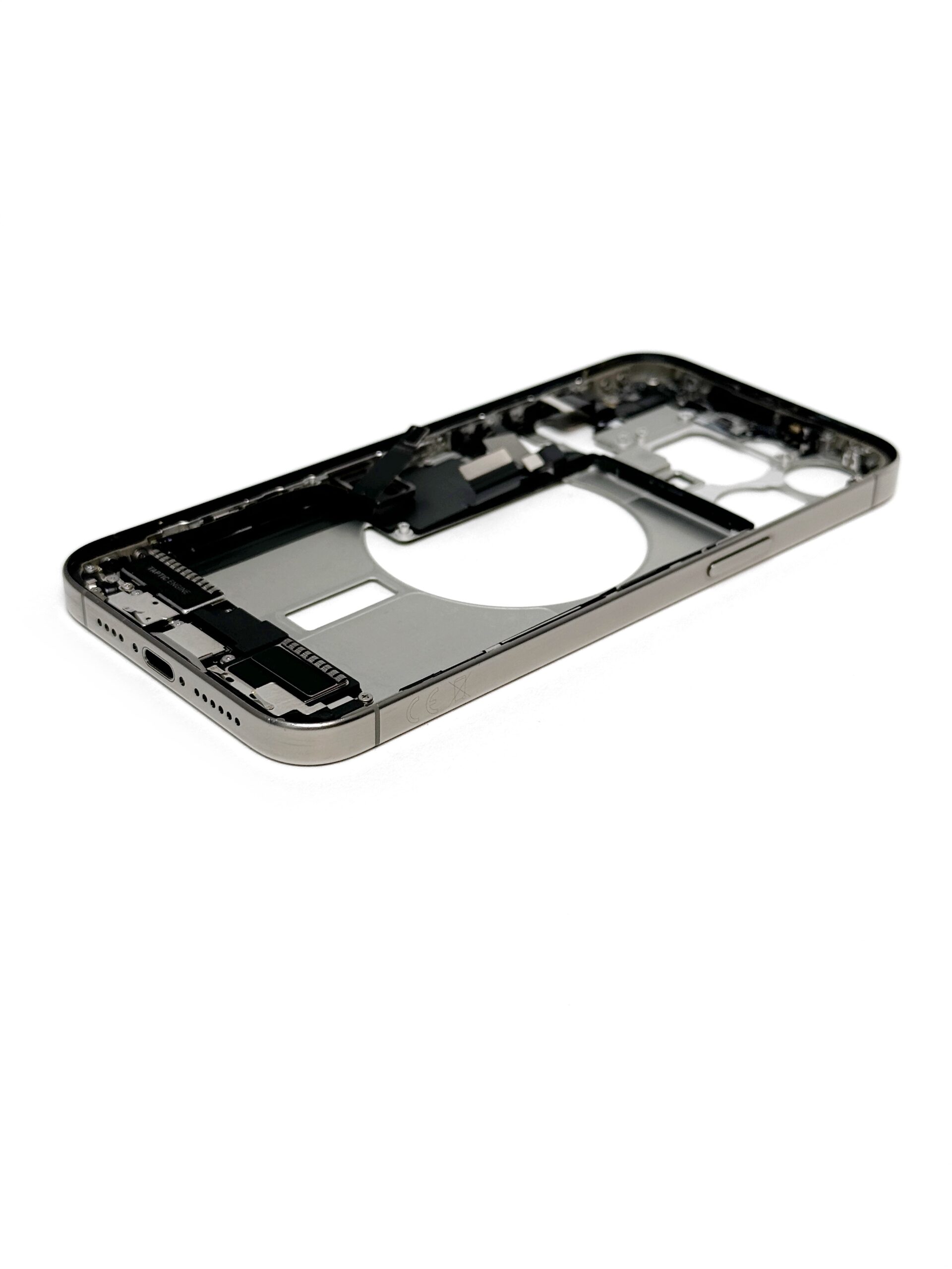 Средняя часть для iPhone 15 Pro Max Натуральный титан Natural Titanium 5/5 (Снятая/Оригинал)