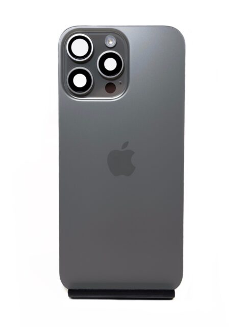 Задняя крышка для iPhone 16 Pro Max Натуральный титан 4/5 (Оригинал, в сборе)