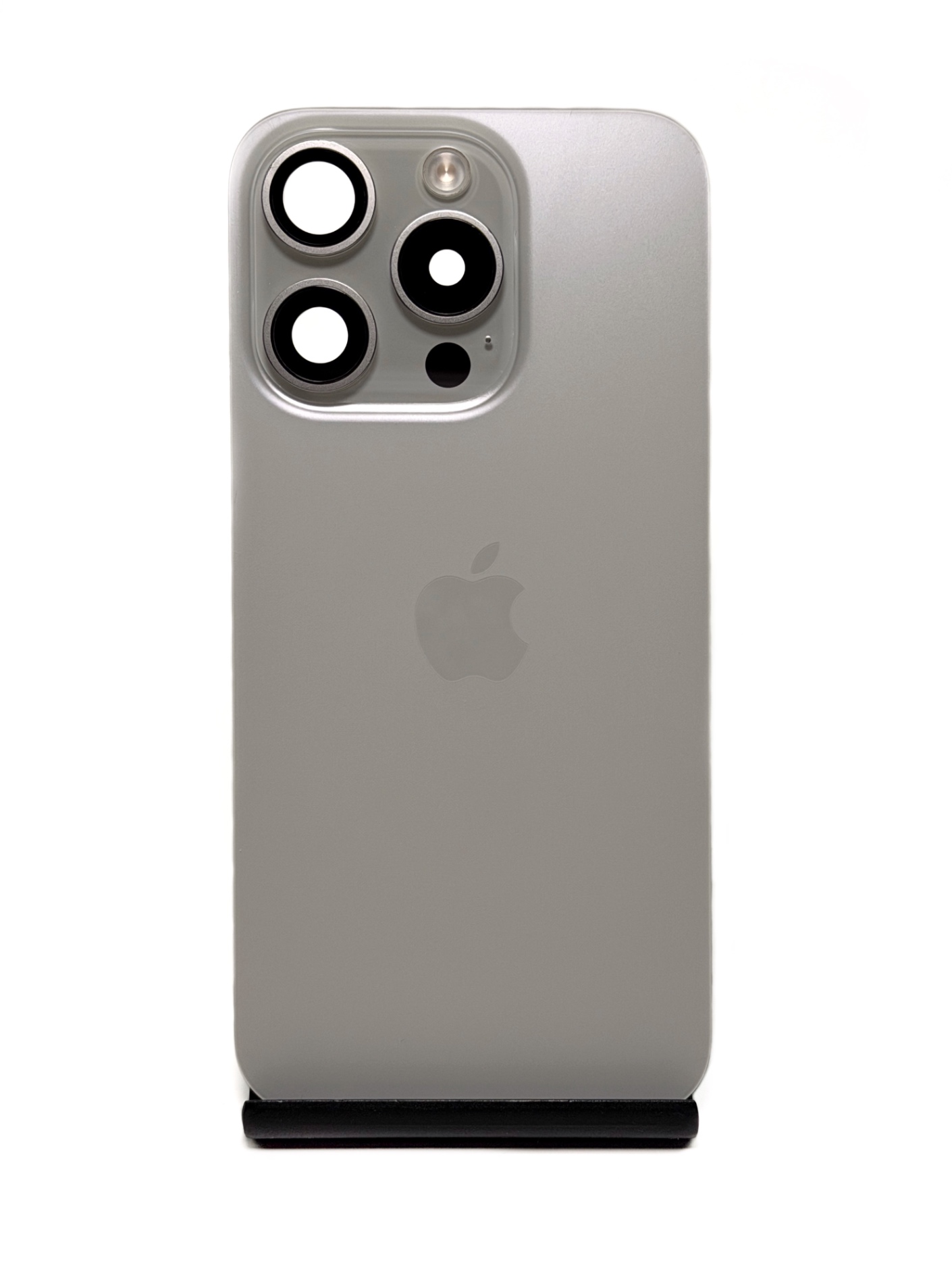 Задняя крышка для iPhone 15 Pro Белый титан White Titanium 5-/5 (Оригинал, в сборе)