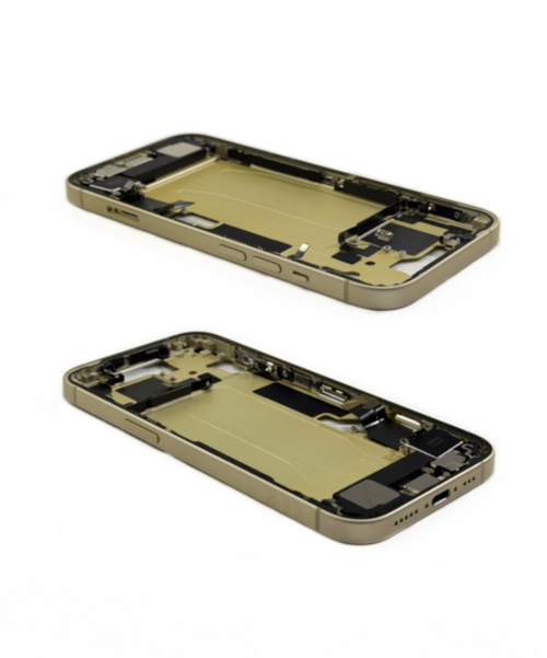 Средняя часть для iPhone 15 Желтая 5-/5 (Снятая/Оригинал)