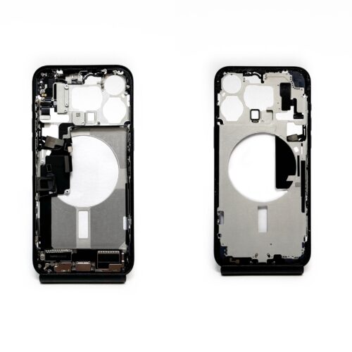 Средняя часть для iPhone 15 Pro Max Синий титан Blue Titanium 5-/5 (Снятая/Оригинал)