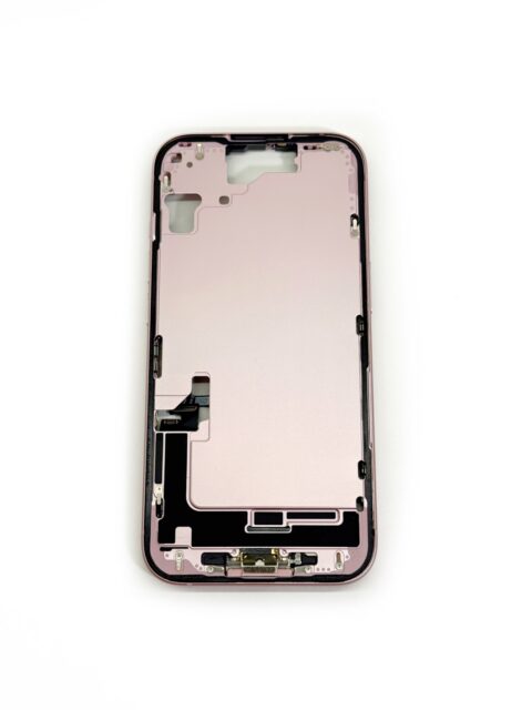 Средняя часть для iPhone 15 Розовая 5/5 (Снятая/Оригинал)