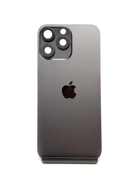 Задняя крышка для iPhone 16 Pro Max Черный титан (Аналог/Premium)