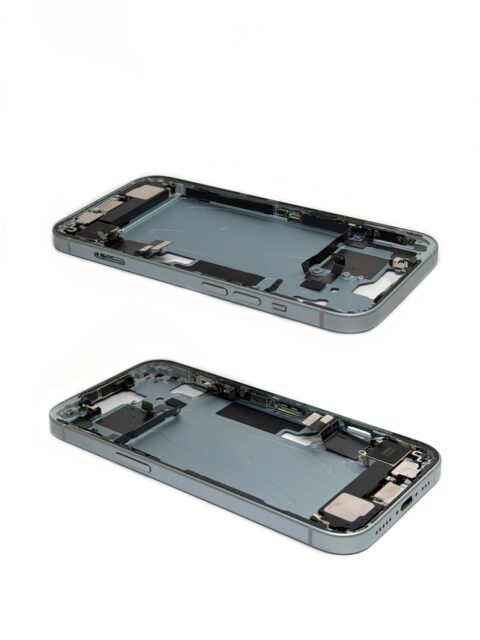Средняя часть для iPhone 15 Голубая 5-/5 (Снятая/Оригинал)