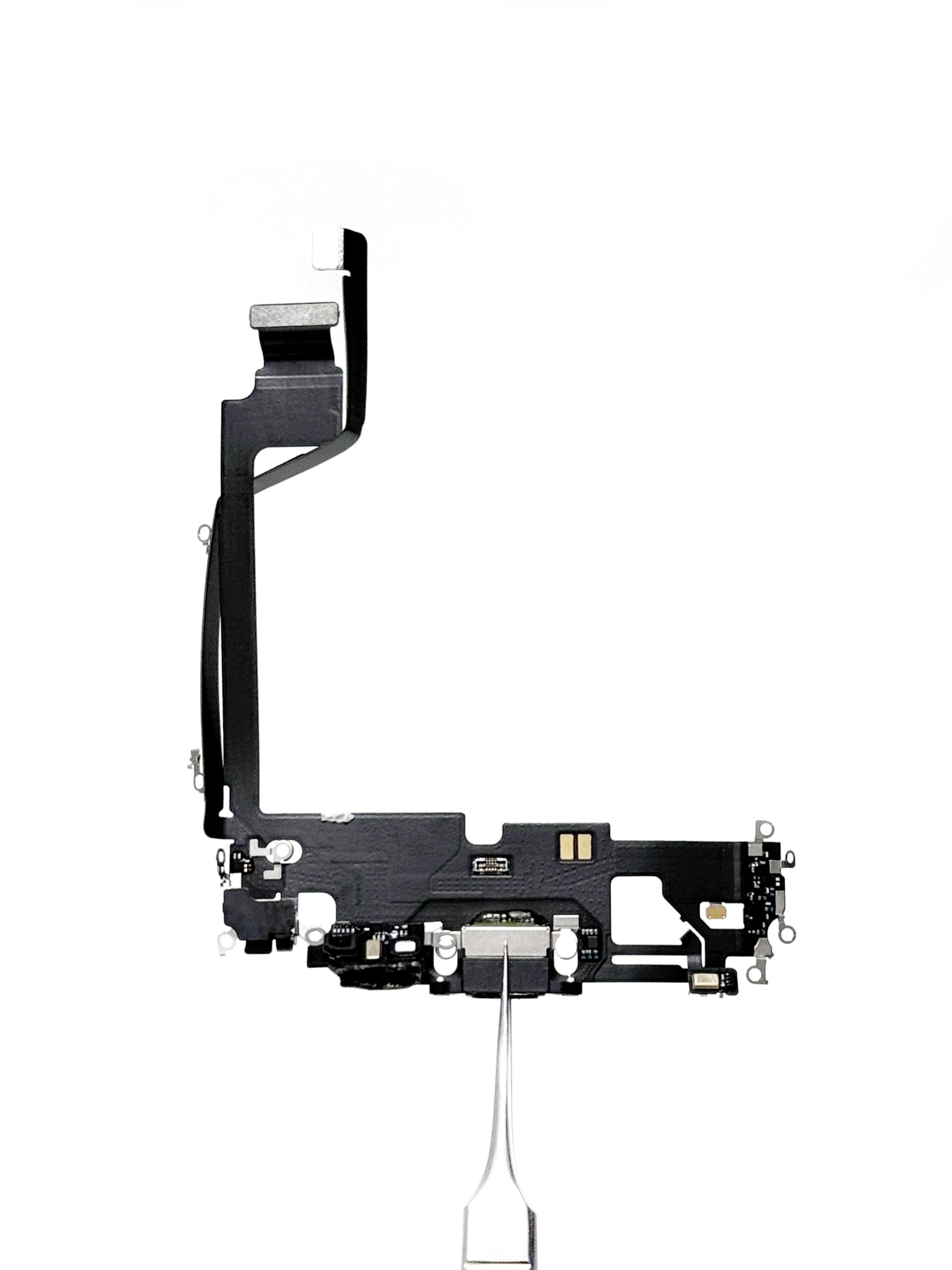 Нижний шлейф зарядки для iPhone 12 Pro Max (Снятый/Оригинал)