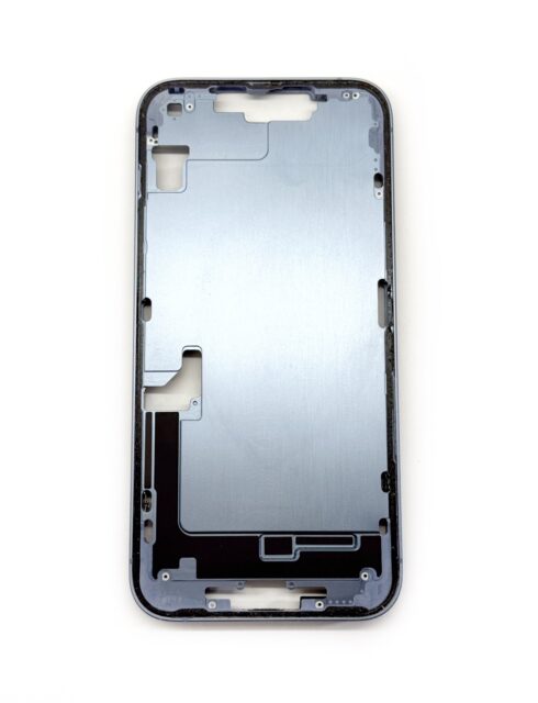 Средняя часть для iPhone 14 Plus Голубая 4-/5 (Оригинал, без шлейфов)