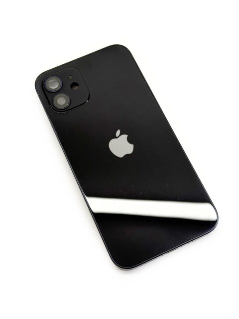 Корпус для iPhone 12 Черный 3/5 (Оригинал, без шлейфов)