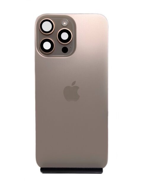 Задняя крышка для iPhone 16 Pro Max Desert titan 5-/5 (Оригинал, в сборе)