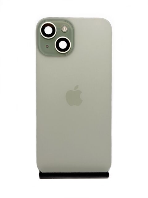 Задняя крышка для iPhone 15 Green Зеленая 4/5 (Оригинал, в сборе)