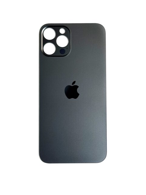Заднее стекло для iPhone 12 Pro (Черный)