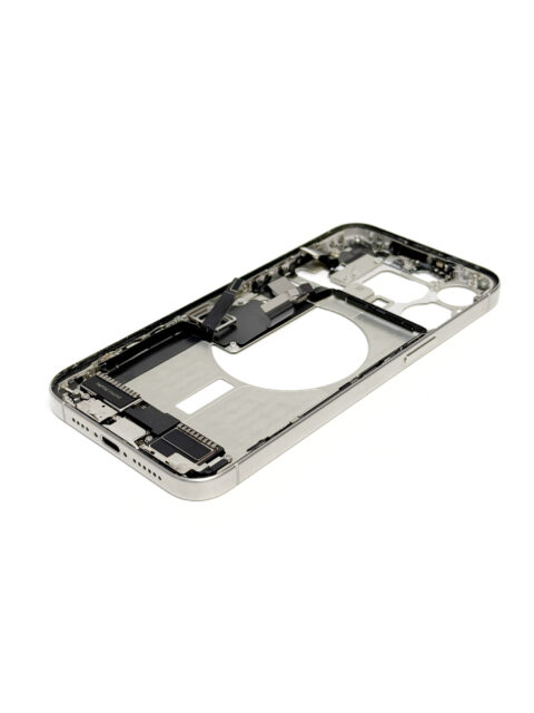 Средняя часть для iPhone 15 Pro Max Белый титан White Titanium 5-/5 (Снятая/Оригинал)