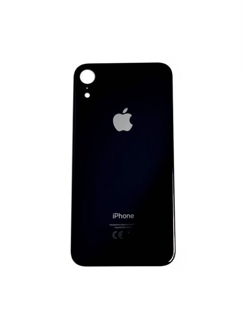 Заднее стекло для iPhone Xr (Черный)