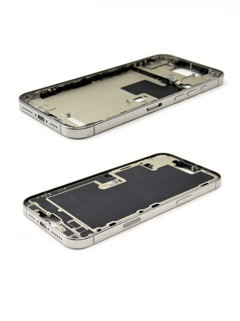Средняя часть для iPhone 16 Pro Max Белый титан 4/5 (Снятая/Оригинал)