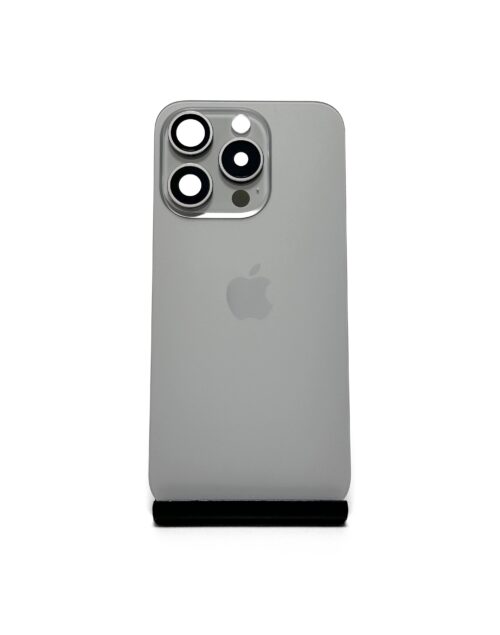 Задняя крышка для iPhone 15 Pro Натуральный титан (Аналог/Premium)