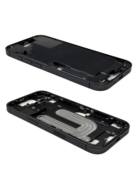 Средняя часть для iPhone 17 E-Sim Black (Черная) 5-/5 (Снятая/Оригинал)