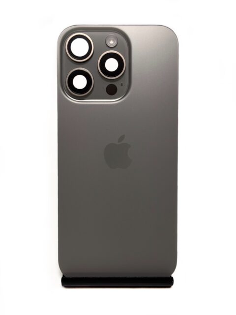 Задняя крышка для iPhone 16 Pro Натуральный титан 5/5 (Оригинал, в сборе)