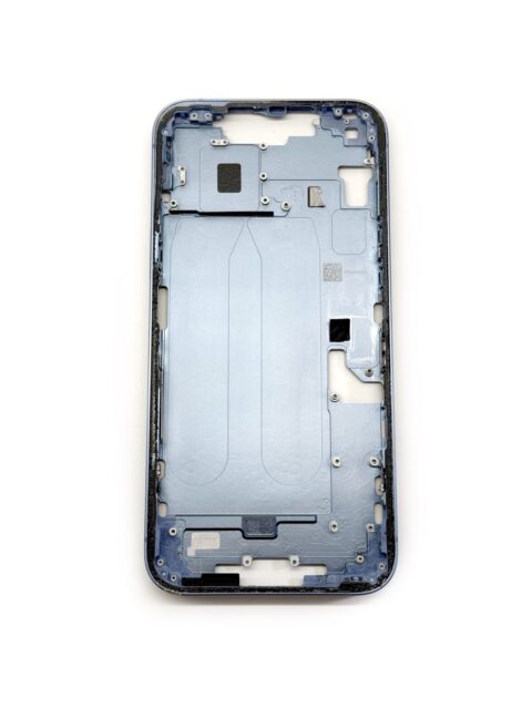 Средняя часть для iPhone 14 Plus Голубая 4-/5 (Оригинал, без шлейфов)