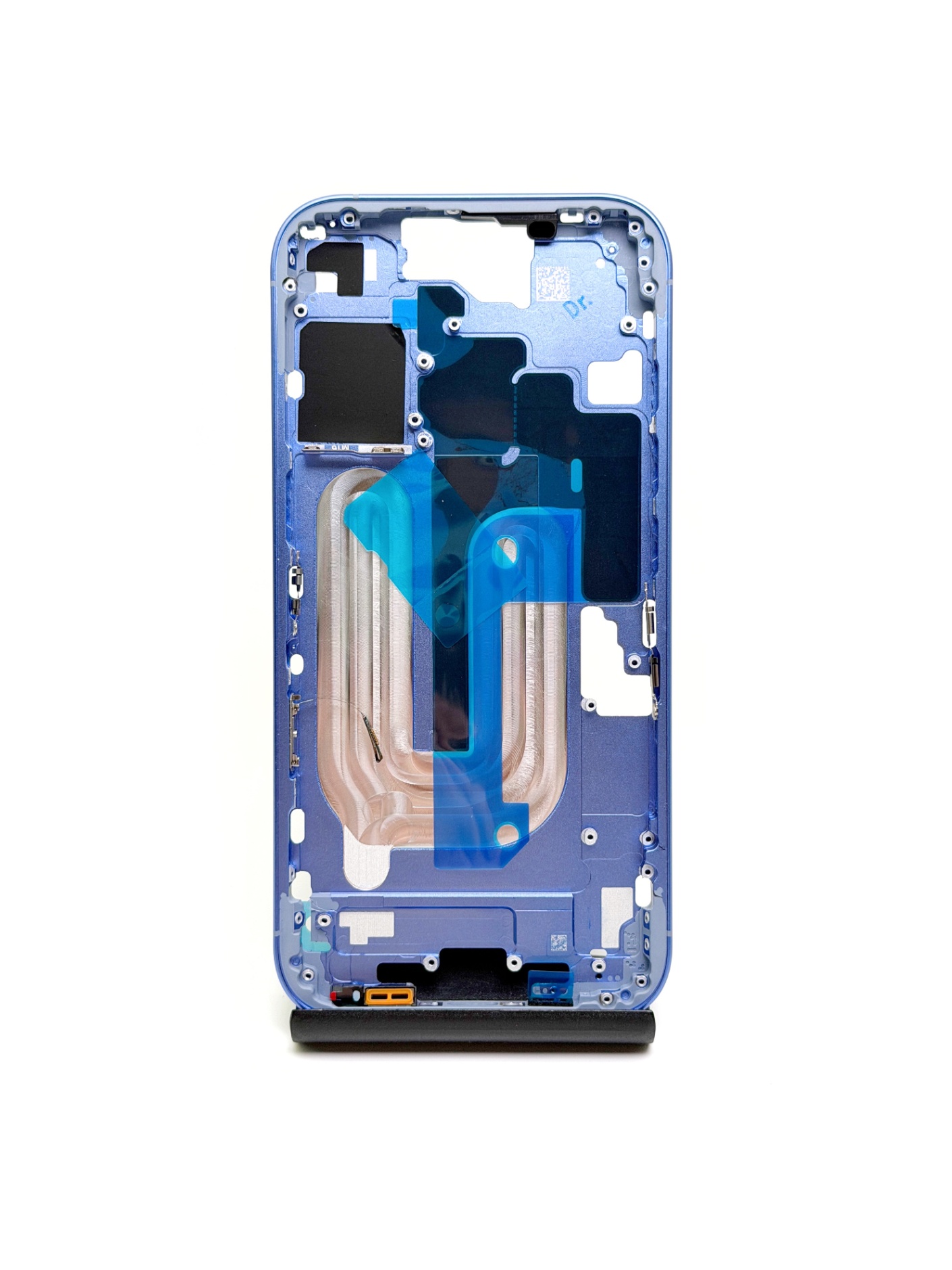 Средняя часть для iPhone 16 Ультрамарин Ultramarine + Camera control (Аналог/Premium) — изображение 2