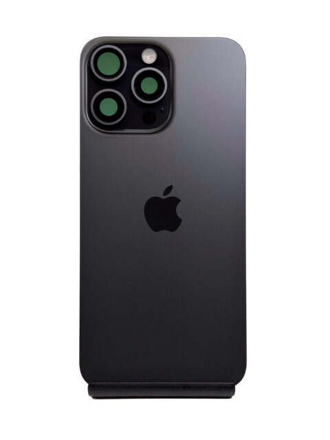 Задняя крышка для iPhone 15 Pro Max Черная Black Titanium (Сервисный/Оригинал) Service Pack