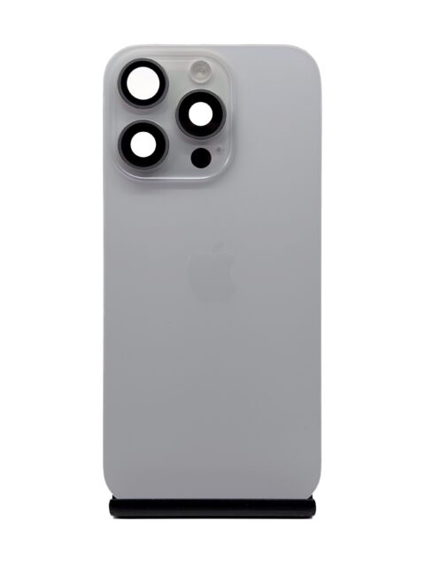 Задняя крышка для iPhone 16 Pro Белая White Titanium (Сервисный/Оригинал) Service Pack