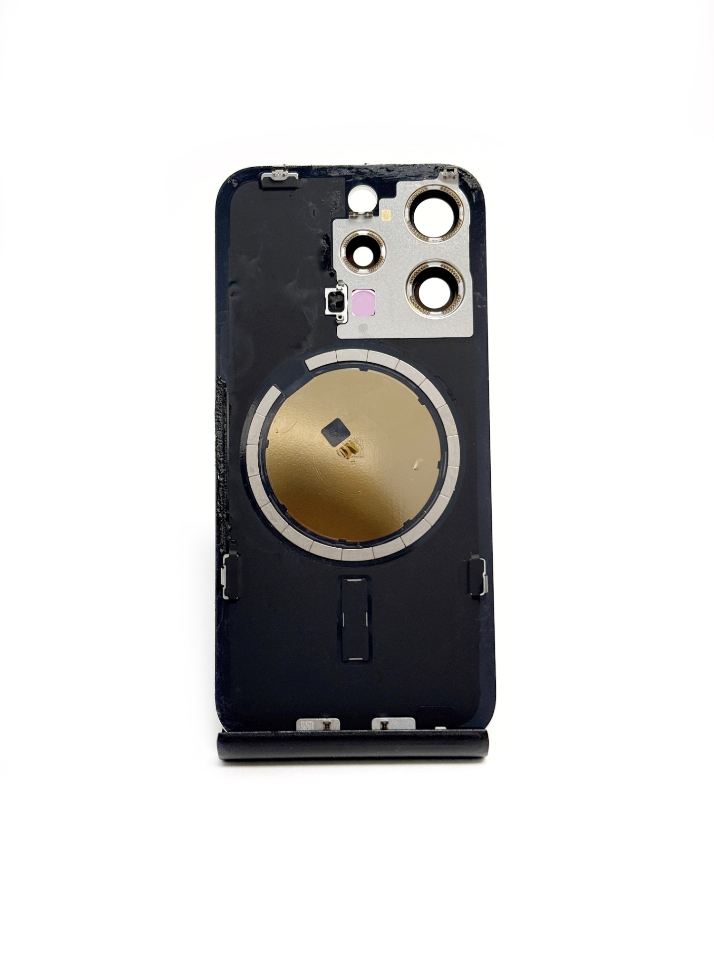 Задняя крышка для iPhone 15 Pro Натуральный Титан 5-/5 (Оригинал, без шлейфа) — изображение 2