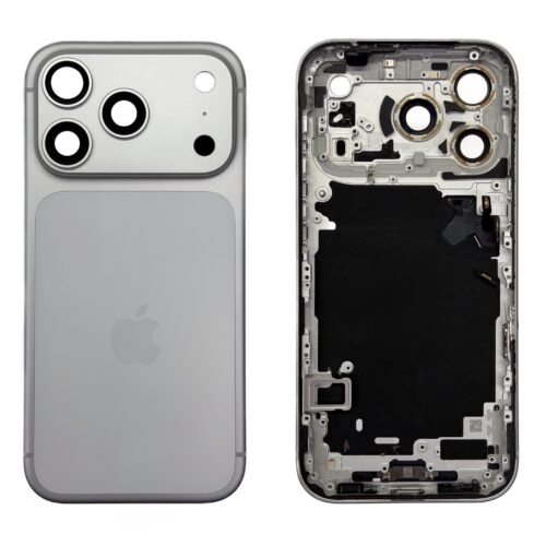 Корпус для iPhone 17 Pro Sim Silver Белый 5/5 (Оригинал, без шлейфов)