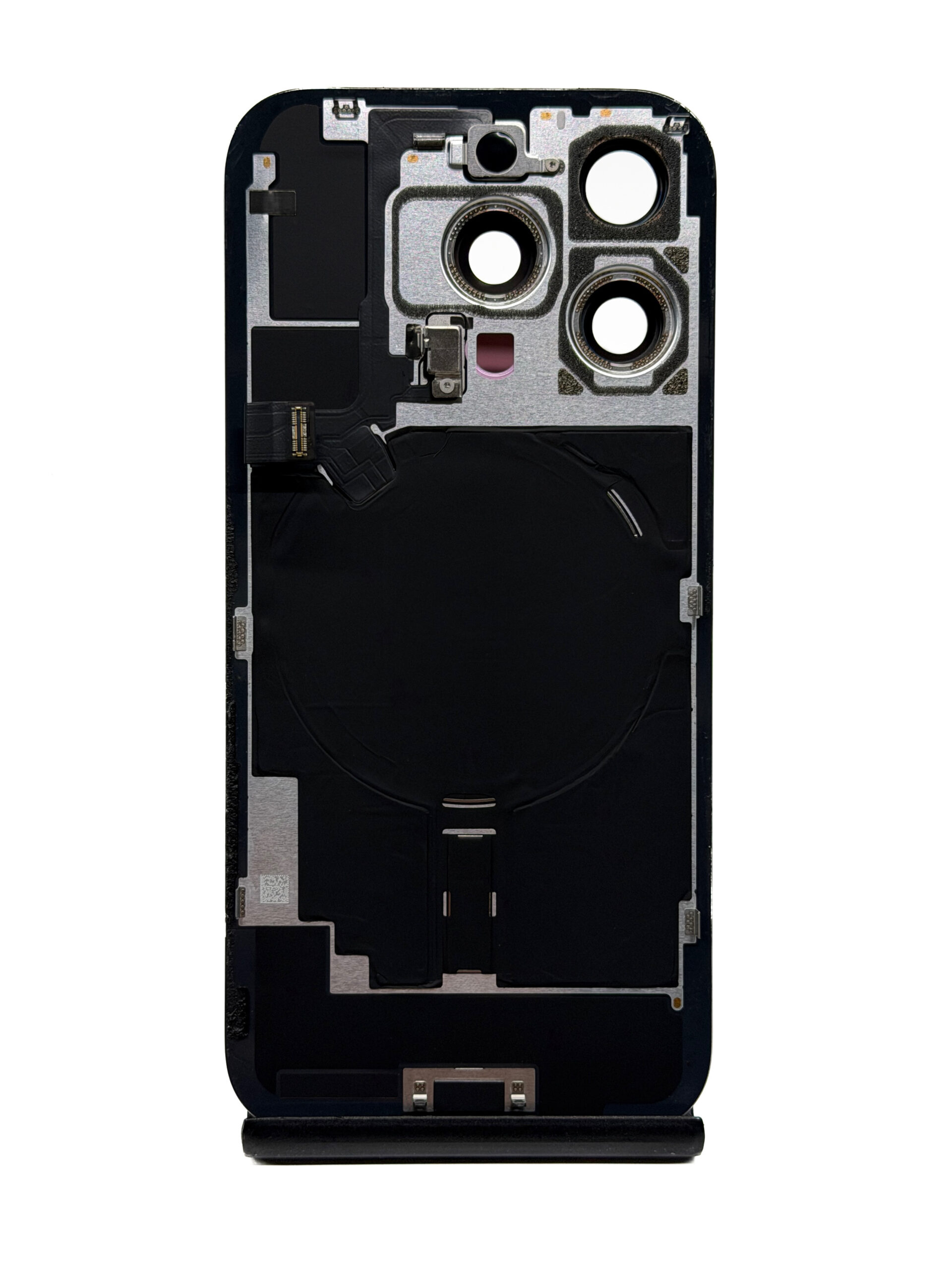Задняя крышка для iPhone 16 Pro White Titanium Белый титан 5-/5 (Оригинал, в сборе) — изображение 2