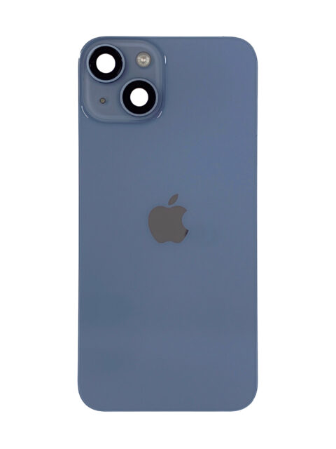 Задняя крышка для iPhone 14 Blue Голубая 5-/5 (Оригинал, в сборе)