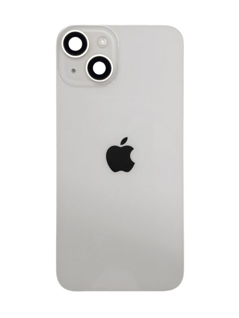 Задняя крышка для iPhone 14 Starlight Белая 5-/5 (Оригинал, в сборе)