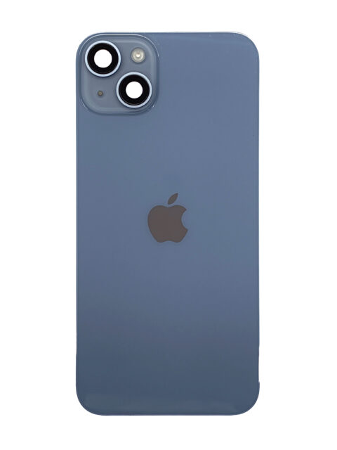 Задняя крышка для iPhone 14 Plus Голубая 4/5 (Оригинал, в сборе)